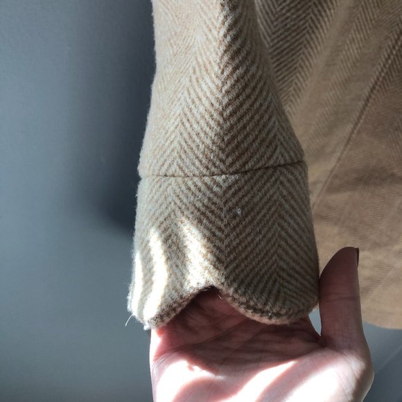 Mishow Wool Coat Knee Length Button Front Small - Picture 10 of 16